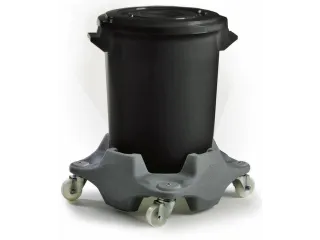 Tonroller,v. 75/100l ton,frame grijs,4zwenkwielen - 3