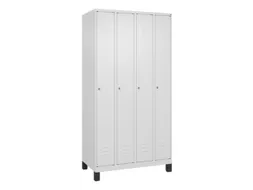 locker,HxBxD 1950x1000x500mm,4vak,vak B 250mm,cil.-slot,voeten