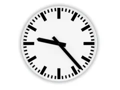 Industrie-Wandklok Metaal Kwarts Streepaanduiding Ø 50 cm Grijswit