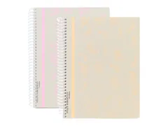 Spiraalblok ECOLOGIQUE A5 lijn 80v 90gr krimp 2st 2 mot.