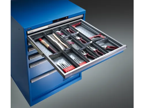 Indelingsmateriaal H 50mm 4gesleufde Lengteverdelers/25dwarsverdelers