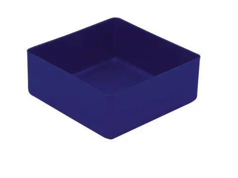 Inzetbak HxLxB 40x99x99mm Polystyreen Blauw 50 stuks