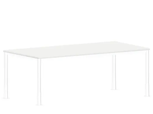 In hoogte verstelbaar bureau,HxBxD 720-840x2000x1000mm,Bl-wit