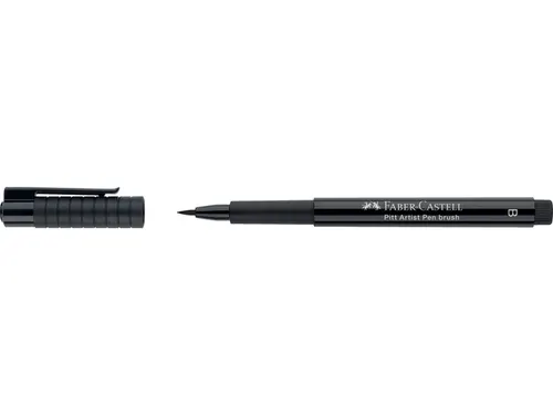 tekenstift Faber Castell Pitt Artist Pen Brush 199 zwart