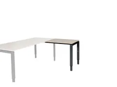 Domino Aanbouw Hoogte Verstelbaar 800x600mm Robson Eiken 25mm Zwart