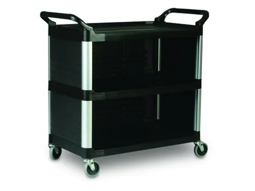 X-tra-Materiaalwagen 3 Zijden Gesloten Rubbermaid