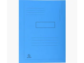 Dossiermap Exacompta Forever 290gr A4 2 kleppen blauw - 1