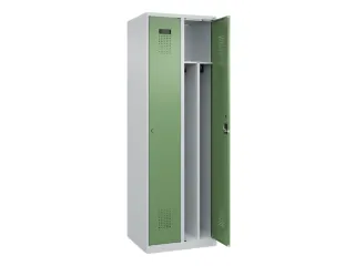locker voor scheiding van kleding,HxBxD 1850x600x500mm,2vak - 1