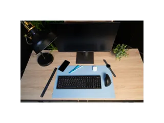 Onderlegger PU 35x60 donkerblw/lichtblw - 6
