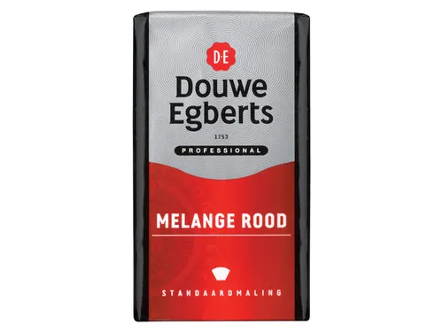 Koffie Douwe Egberts snelfiltermaling Melange Rood 250gr