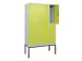 dubbeldekse locker,HxBxD 2120x1200x500mm,4x2vak.,vak B 300mm,cil.-slot