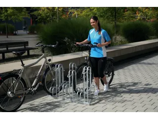 Fietsenrek L 1050mm 3plaatsen Dubbelzijdig Om Te Schroeven Verzinkt - 3
