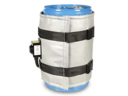 Verwarmingsmantel,V. 30L Vat,Buiten Glasvezel/Silicone,Zilverkleurig