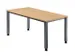 bureau à hauteur réglable,HxlxP 680-760x1600x800mm,panneau hêtre