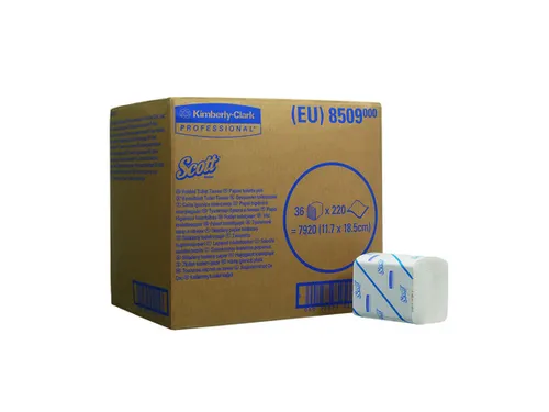 Scott 8509 Toiletpapier 2-laags Wit Gevouwen