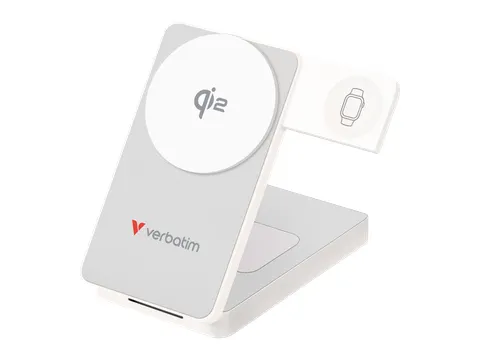 Charge 'n Go Qi2 powerbank 10000mAh magnetisch draadloos opladen wit