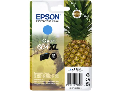 Inktcartridge Epson 604XL T10H24 blauw