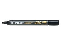 Pilot Permanent Marker 400 Brede Schuine punt Zwart