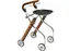 TrustCare Binnen Rollator Let's Go Indoor Opklapbaar Teak/Zilver
