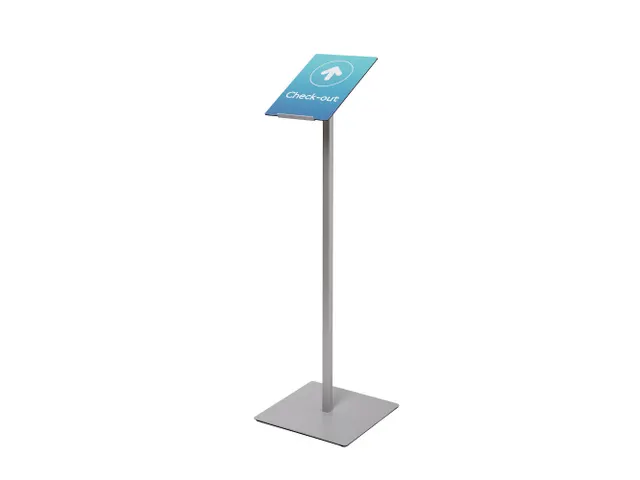 Support d'information sur pied Stick-On sans impression
