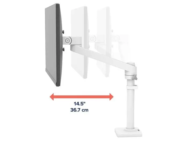 Bras 1 écran Ergotron NX Blanc