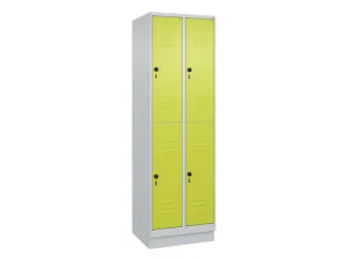 dubbeldekse locker,HxBxD 1950x600x500mm,2x2vak.,vak B 300mm - 1