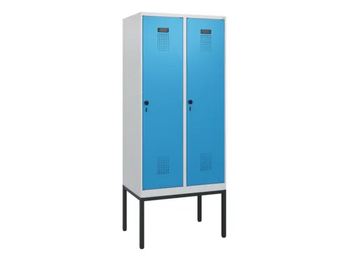 schoollocker,HxBxD 1950x800x500mm,2vak,vak B 400mm,draaigrendel