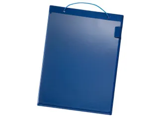Ordermappen Kunststof Plaat Met Afdekking Din A4 Blauw - 1