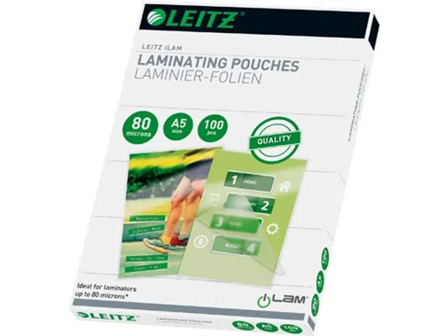 Pochette à plastifier Leitz iLAM A5 80 microns 100 pièces
