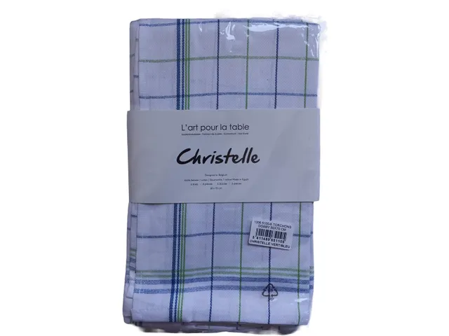 Keukenhanddoeken 100% Coton Made In Egypt 50X70Cm Groen Blauw