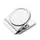 Magneetclip Westcott 45x38mm 3 stuks verchroomd