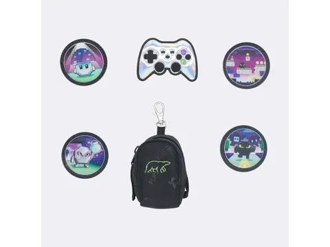 Mini tas Beckmann Pixel incl. 5 buttons