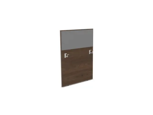 baliepaneel bureau aanbouw links 800mm NV bruin hickory BN8078-grijs