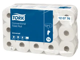 Tork 120776 Traditioneel Toiletpapier 2-laags Naturel 400 Vel T4 Unive - 1