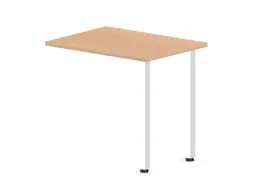 aanbouwtafel,i.h.v.,HxBxD 720-840x800x600mm,NE-esdoorn
