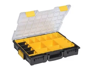 Assortimentskoffer,type 4,HxBxD 76x440x335mm,kunststof,koffer zwart - 1
