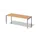 In hoogte verstelbaar bureau,HxBxD 650-850x2000x800mm,blad beuken