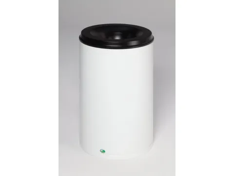 prullenmand zelfblussend 110 liter HxØ 750x465mm kop zwart wit