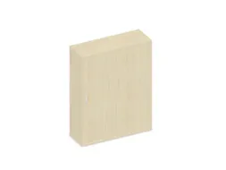 Schuifdeurkast 1540x1200x430mm Romp Esdoorn Decor Front Esdoorn