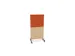 scheidingswand,HxB 1545x800mm,NE-esdoorn,BN3012-oranje