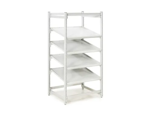 ESD-Kanban-stelling,grondveld,HxBxD 1860x933x805mm,veldl. 700kg