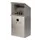Wandasbak 3.7 liter 410x180x150mm Schuine Afdekking RVS