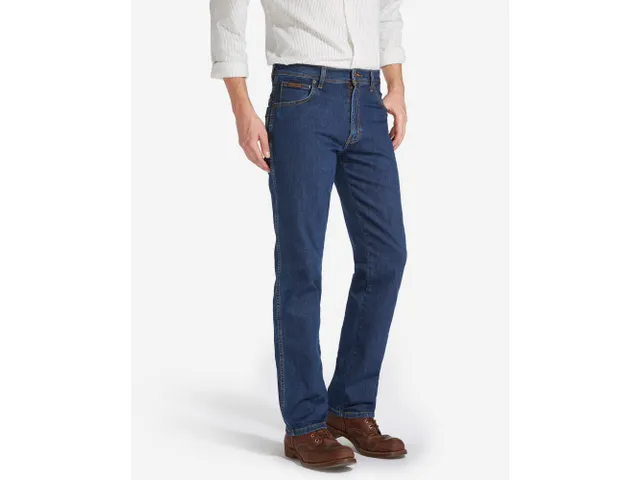 Wrangler Texas Medium Stretch W121 33 009 jeans, blauw, maat 32/36, pe