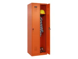 locker,HxBxD 1850x600x500mm,2vak,vak B 300mm,draaigrendel
