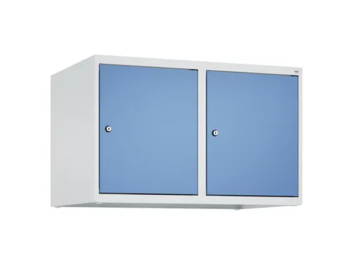 opzetkast,v. locker,2vak.,vak B 400mm,HxBxD 500x800x500mm,vleugeldeur