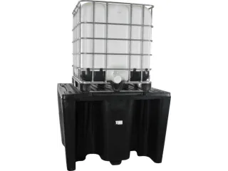 PE-opvangbak,v. 1xIBC,opvangvol. 1000l,HxBxD 1000x1450x1450mm - 1