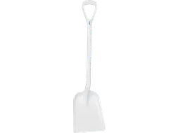 Hygiene 5625-5 Lichtgewicht Schop D-Greep Korte Steel Wit