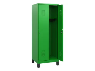 schoollocker,HxBxD 1630x600x500mm,2vak,vak B 300mm,cil.-slot,voeten - 1