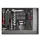 GEDORE RED R22350000 Dopsleutelset 1/4 inch+1/2 inch CT module 84-deli