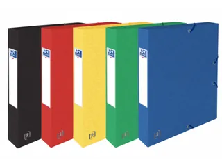 Elba elastobox Oxford Top File+ A4 rug 40mm Assorti kleuren - 1